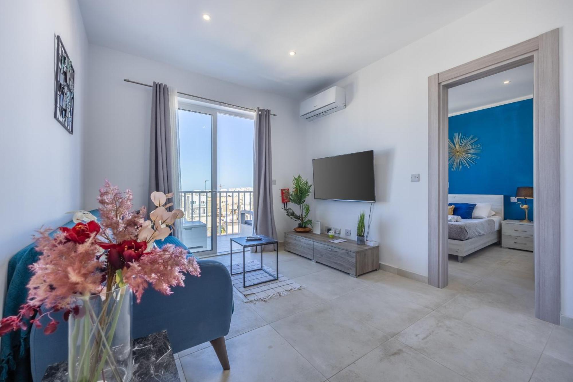 Ferienwohnung Ii-Kamra Ta Golu 5 Min Walk From St Julians San Ġwann Exterior foto